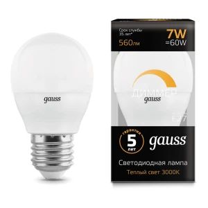 Լամպ GAUSS E27 105102107-D