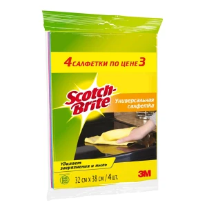Անձեռոցիկ 3M Scotch-Brite 4 հատ 7100145330
