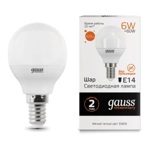 Լամպ GAUSS E14 53116