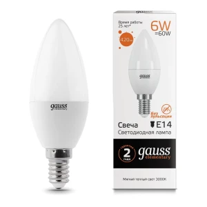 Լամպ GAUSS E14 33116