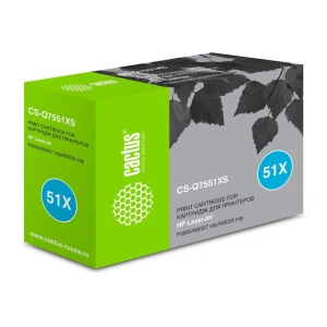 Քարթրիջ CACTUS Q7551X CS-Q7551XS Black