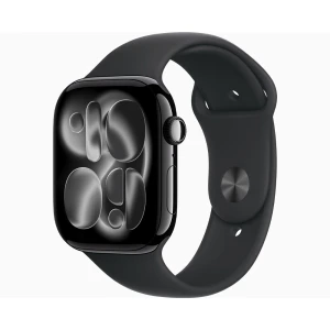 Խելացի ժամացույց APPLE Watch Series 11 GPS 46mm Jet Black Aluminium Case with Black Sport Band (A3333)