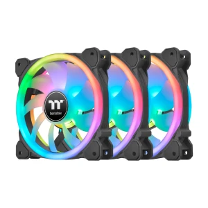 Հովացման համակարգ THERMALTAKE 14CM SWAFAN 14 RGB RADI. FAN BLACK TT PREMIUM EDITION 3 PACK CL-F138-PL14SW-A