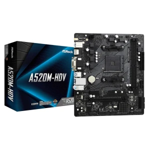 Մայրական սալիկ ASROCK A520M-HDV 90-MXBE50-A0UAYZ