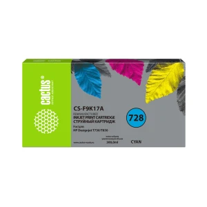 Քարթրիջ CACTUS 728XXL CS-F9K17A Blue