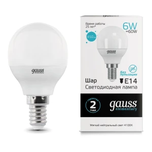 Լամպ GAUSS E14 53126