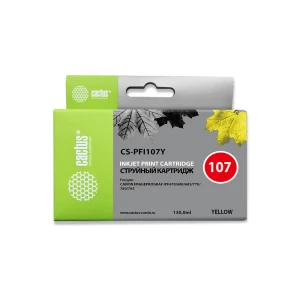 Քարթրիջ CACTUS CS-PFI107Y Yellow