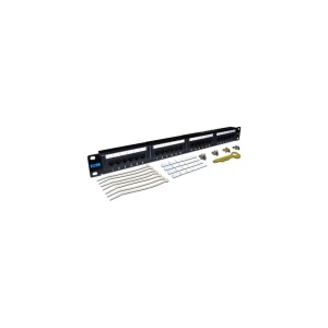 Патч-панель Lanmaster (TWT-PP24UTP ) 19" 1U 24xRJ45 кат.5e UTP