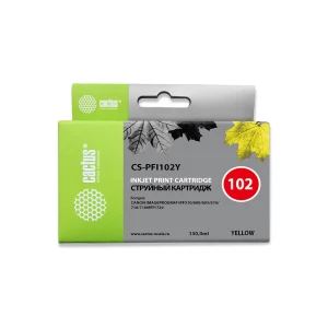 Քարթրիջ CACTUS CS-PFI102Y Yellow