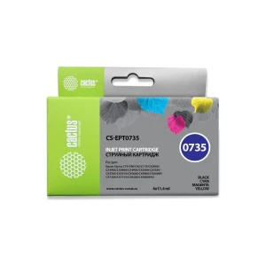 Քարթրիջ CACTUS T0735 CS-EPT0735 Black,Blue,Magenta,Yellow