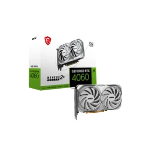 Видеокарта MSI NVIDIA GeForce RTX 4060 8 GB GEFORCE RTX 4060 VENTUS 2X WHITE 8G OC
