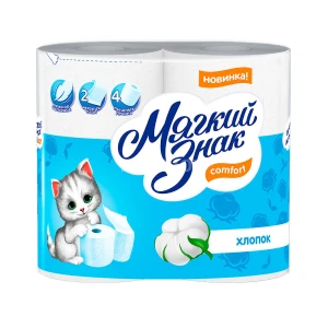 Զուգարանի թուղթ MYAGKIY ZNAK C73 4 հատ