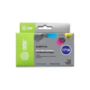 Քարթրիջ CACTUS 17XL CS-EPT1716 Black,Yellow,Blue,Magenta