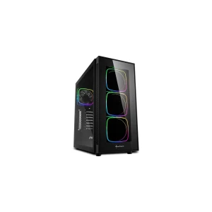 Համակարգչային իրան SHARKOON TG6 RGB Glasfenster Lüfter LED RGB 4044951028221