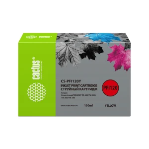 Քարթրիջ CACTUS CS-PFI120Y Yellow